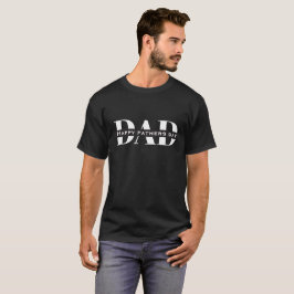 Camiseta Feliz dia dos pais papai personalizado