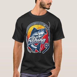 Camiseta Feliz Dia dos Pais Pescaria Mar Vintage Papai Pai