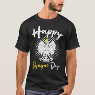 Camiseta Feliz Dia Dyngus Polska Águia Branca Polonesa Pres
