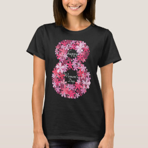 Camiseta Feliz Dia Internacional da Mulher 2022 8 de março