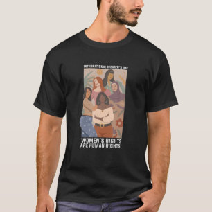 Camiseta Feliz Dia Internacional da Mulher, 8 de março