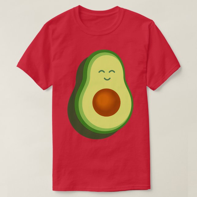 Camiseta Feliz Dia Nacional Avocado Feliz Clássico do Avoca (Frente do Design)