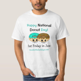 Camiseta Feliz Dia Nacional da Rosquinha