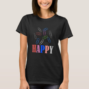 Camiseta Feliz Dia Nacional de Paperclip Da