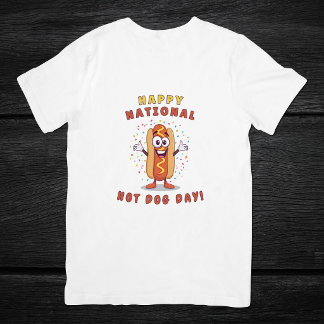 Camiseta Feliz Dia Nacional do Hot Dog Masculino