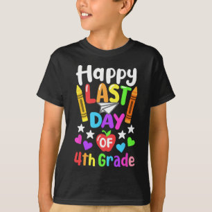 Camiseta Feliz Dia Passado Da Escola 4º Ano Cl De 2025 Cria