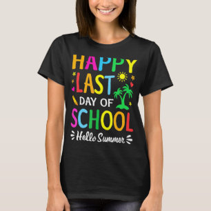 Camiseta Feliz Dia Passado Da Escola Alô Professor Stu De V