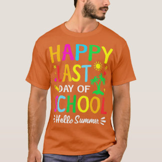 Camiseta Feliz Dia Passado Da Escola Alô Professor Stu De V