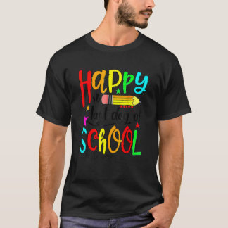Camiseta Feliz Dia Passado Da Escola Alô Professor Stu De V