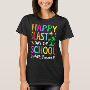 Camiseta Feliz Dia Passado Da Escola Alô Professor Stu De V