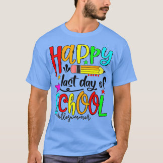 Camiseta Feliz Dia Passado Da Escola Alô Professor Stu De V
