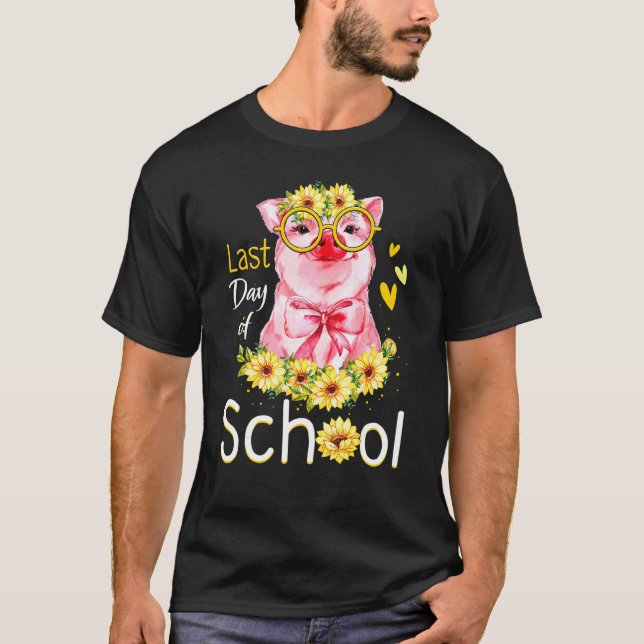 Camiseta Feliz Dia Passado Da Escola Gatinhos Girls Girls G (Frente)