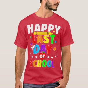 Camiseta Feliz Dia Passado Da Escola Menino Da Apple