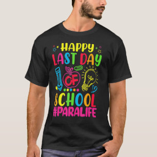 Camiseta Feliz Dia Passado Da Escola No Verão Do Professor