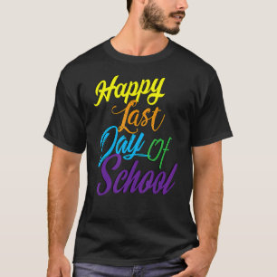 Camiseta Feliz Dia Passado Da Escola Para Professores Estud