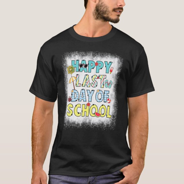 Camiseta Feliz Dia Passado Da Escola Praia Vibes Inferno (Frente)