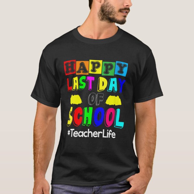 Camiseta Feliz Dia Passado Da Vida De Professora (Frente)
