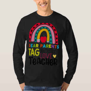 Camiseta Feliz Dia Passado de Caros Pais Dizem que você est