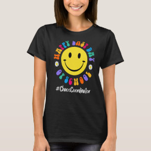 Camiseta Feliz Dia Passado De Coordenador Do Caos Escolar S
