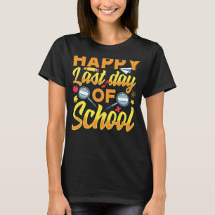 Camiseta Feliz Dia Passado De Férias De Verão Na Escola K