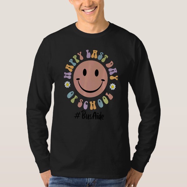 Camiseta Feliz Dia Passado De Ônibus Escolar Ao Lado Da Pra (Frente)
