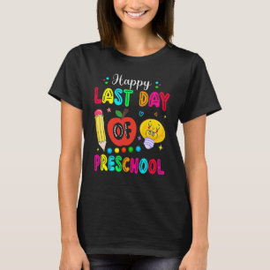 Camiseta Feliz Dia Passado de Professora da Pré-escola Grad
