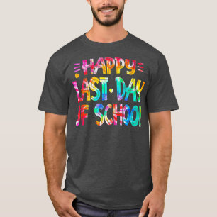Camiseta Feliz Dia Passado de Professora Estudante Tie Dye