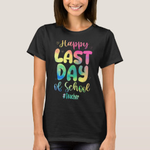 Camiseta Feliz Dia Passado de Professora Tie Dye Professora