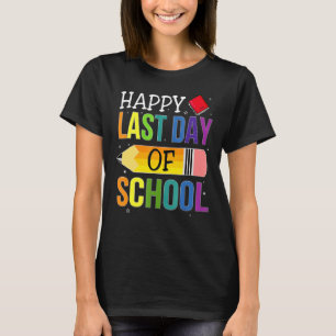 Camiseta Feliz Dia Passado de Professores Crianças Formando