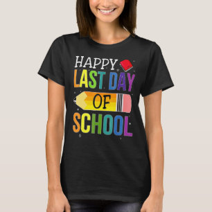 Camiseta Feliz Dia Passado de Professores Crianças Formando