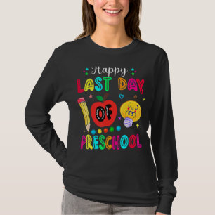 Camiseta Feliz Dia Passado De Professores Da Pré-Escola Cri