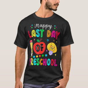 Camiseta Feliz Dia Passado De Professores Da Pré-Escola Cri