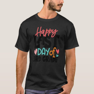 Camiseta Feliz Dia Passado De Professores Do 3º Ano Estudan