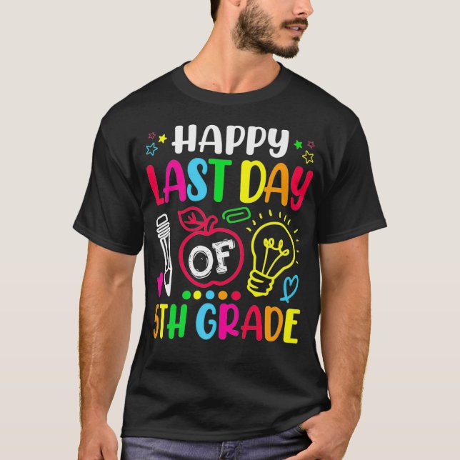 Camiseta Feliz Dia Passado de Professores do 5 (Frente)
