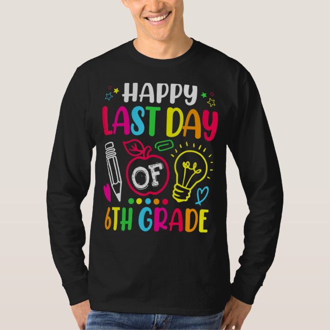 Camiseta Feliz Dia Passado de Professores do 6 (Frente)