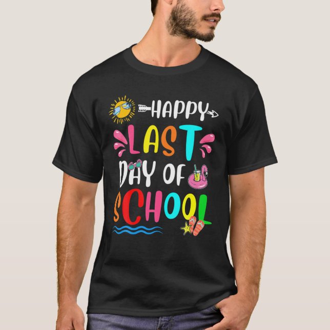 Camiseta Feliz Dia Passado De Professores Do Fim Do Ano (Frente)