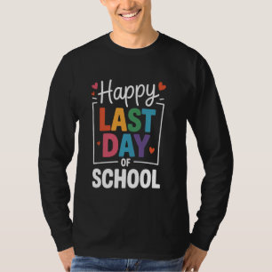 Camiseta Feliz Dia Passado de Professores e Estudantes Fim