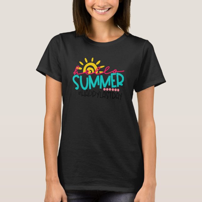 Camiseta Feliz Dia Passado de Professores Formandos de Prof (Frente)