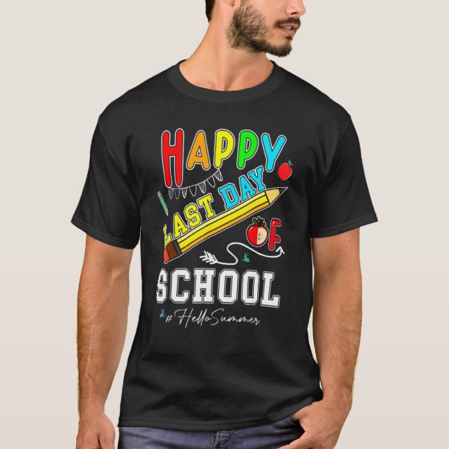 Camiseta Feliz Dia Passado de Professores Formandos de Prof (Frente)