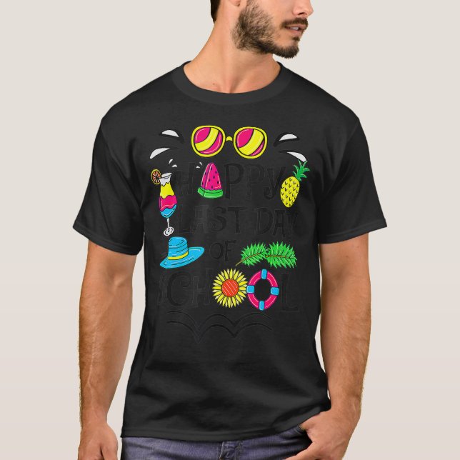 Camiseta Feliz Dia Passado de Professores Formandos de Prof (Frente)