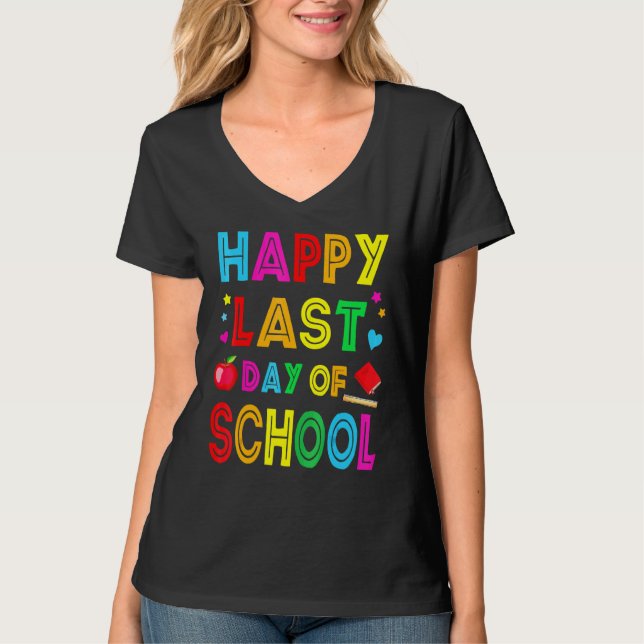 Camiseta Feliz Dia Passado de Professores Formandos de Prof (Frente)
