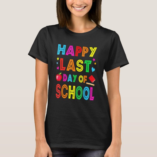 Camiseta Feliz Dia Passado de Professores Formandos de Prof (Frente)