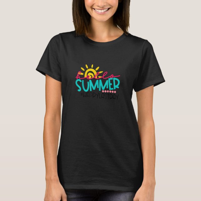 Camiseta Feliz Dia Passado de Professores Formandos de Prof (Frente)
