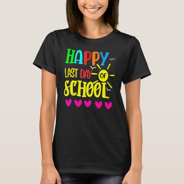 Camiseta Feliz Dia Passado de Professores Graduados (Frente)