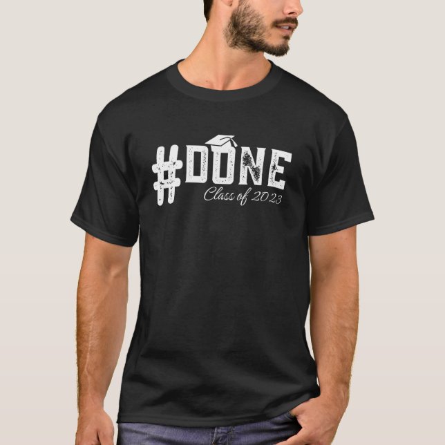 Camiseta Feliz Dia Passado de Professores Graduados (Frente)