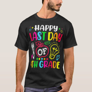 Camiseta Feliz Dia Passado do 4° Graduado de Professores