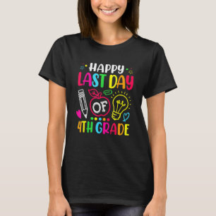Camiseta Feliz Dia Passado do 4° Graduado de Professores
