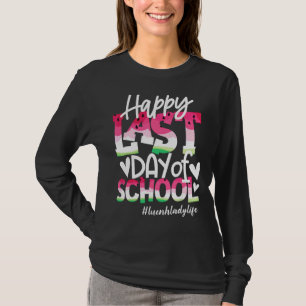 Camiseta Feliz Dia Passado Do Almoço Da Melancia Da Escola,
