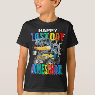 Camiseta Feliz Dia Passado do Caminhão Monstro da Escola D