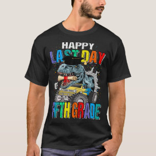Camiseta Feliz Dia Passado Do Caminhão Monstro Do Quinto Gr